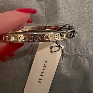 New authentic Coach silver bracelet